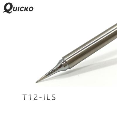 China QUICKO T12-ILS Series Soldering Iron Tips Solder Heads for FX9501 FX951 Handle Quicko T12 OLED&LED Soldering Station T12-ILS for sale