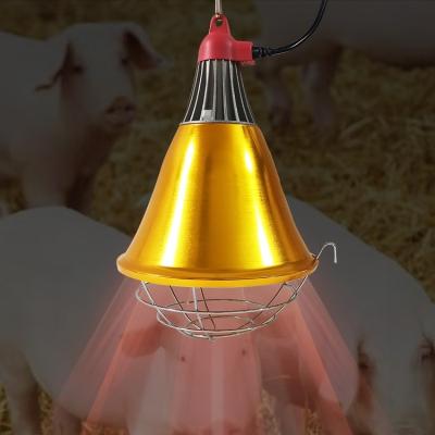 China Strong And Sturdy Animal Energy Saving Livestock Lamp Shade China Factory Efficient Light Heater Room Lamp Stable Heater Shade for sale