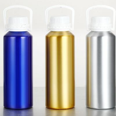 China Essential Oil Bottle 1000ml Essential Oil Bottle Aluminum Bottle With Anti Theft Cover Bottle Packing for sale