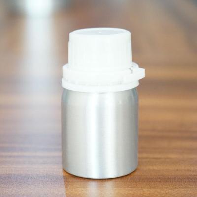 China Aluminum Essential Oil Bottle Mini Bottle 50ml Essential Oil Bottle With Anti Theft Cover Bottle Packing for sale