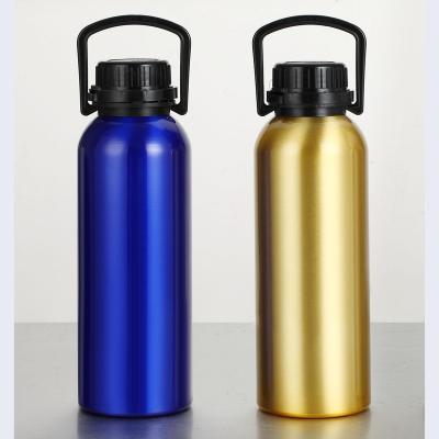 China 1250ml Personal Care Bottle Aluminum Essential Oil Bottle With Anti Theft Cover Bottle Packaging for sale