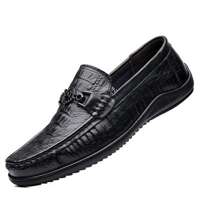 China Round loafers flat casual dress shoes for men for sale