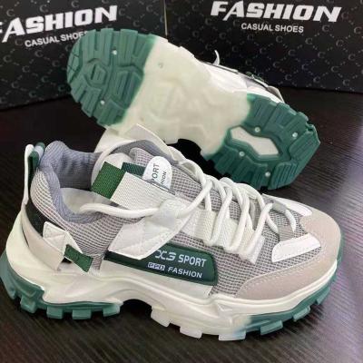 China Fashion Trend Wear Resistant Sports Shoes Durable Shock Absorption Walking Shoes for sale