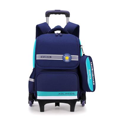 China Waterproof Boys Girls School Trolley Bag For School Bag Trolley Girls for sale