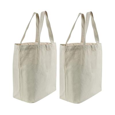 China Reusable Eco-Friendly Empty Shopping Woman's Tote Organic Cotton Shopper Bag Canvas Cheap Promotional Eco-Friendly New Bag Design for sale