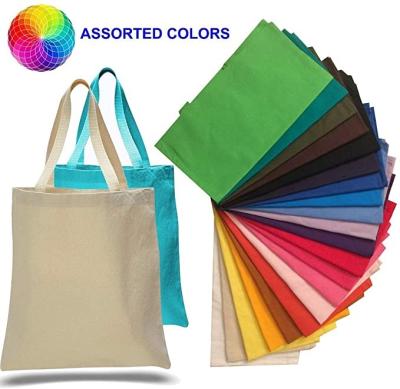 China Eco-Friendly Promotional Personalized Bags Blank Cotton Canvas Single Tote Bags Reusable Shopping Cotton Bags for sale