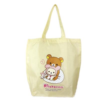 China Eco-Friendly Custom Design Polyester Folding Eco Friendly Organic Tote Shopping Bag With Logo Reusable Grocery Nylon Foldable for sale