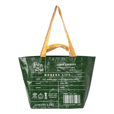 China Polypropylene Eco - Friendly Recyclable Shopping Laminated PP Woven Bag for sale