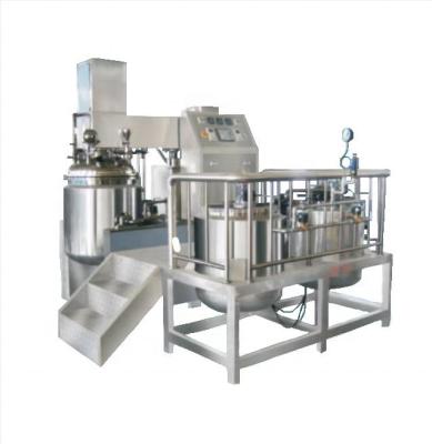 China ZJR-350L Viscous Liquid Vacuum Homogenizer Food Sauce Emulsifying Cosmetic Cream Making Machine for sale