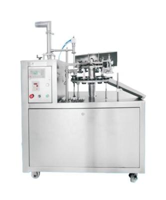 China GFG-A Glue Semi-automatic Chemical Silicone Sealant Adhesive Aluminum Tube Filling And Sealing Machine for sale