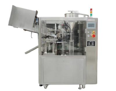 China SGF-60 Automatic Plastic Food Tube Cream Toothpaste Laminated Gel Syrup Sauce Tube Filling And Sealing Machine for sale