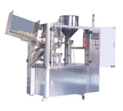 China SGF-80 Automatic Plastic Food Tube Cream Toothpaste Laminated Gel Syrup Sauce Tube Filling And Sealing Machine for sale