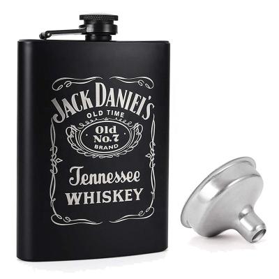 China Barber Shop Stainless Steel Whiskey gift set for men grooming salon hip flask for sale