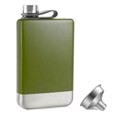 China Novelty 8oz Stainless Steel Alcohol Whiskey Jar Perfume Bottle Hip Shape Flask for sale