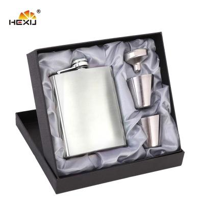 China Eco-Frendly 2022 Executive Mens Birthday Box Gift Set Stainless Steel Hip Flask for sale