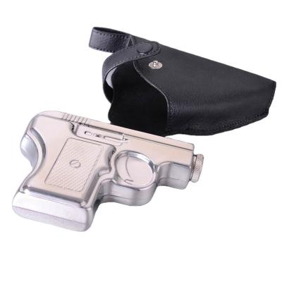 China New Arrival Stainless Steel Mini Gun 4oz Sharp Hip Flask for sale