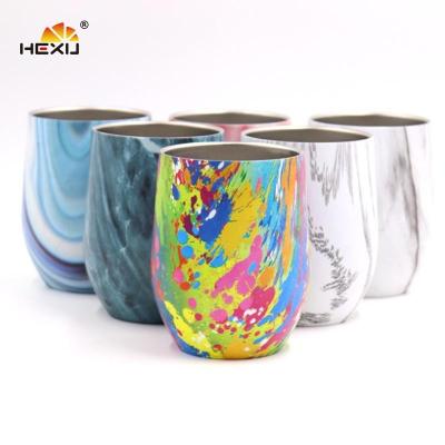 China Sustainable 350Ml Stainless Steel Egg Sharp Customized Thermo Insulated Tea Travel Mug Mug for sale