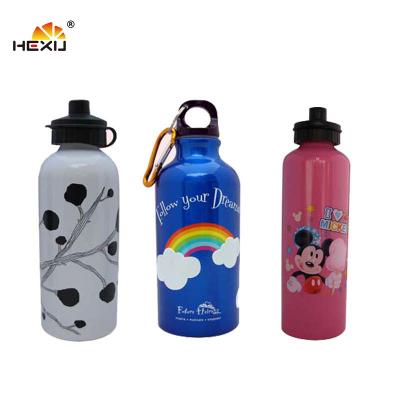 China Custom Viable 500ml Aluminum Sublimation Printing Logo Wholesale Gym Water Bottle for sale