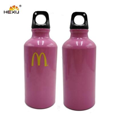 China Viable Mini 300Ml Wholesale Aluminum Subzero Pink Liquor Water Bottle Brands for sale