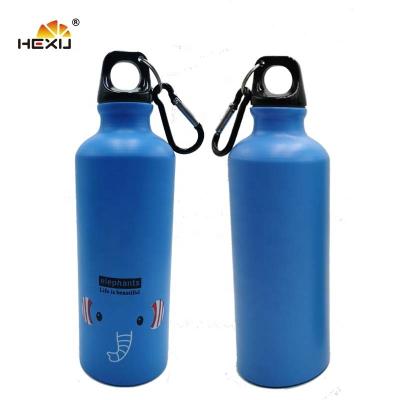 China OEM Sustainable Promotional Aluminum Blue Color Paint 500ml Cheap Water Bottle for sale