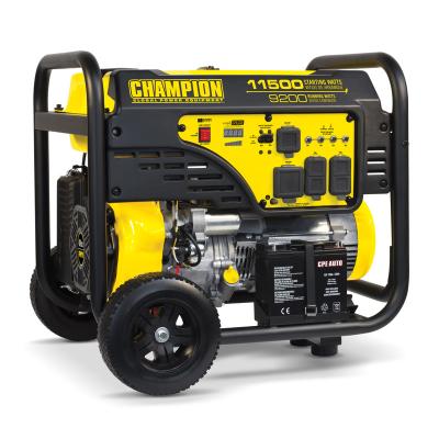 China Small Generator Supply Electric Power Champion 8kw Electric Power Wholesale Backup Fuel Saving Portable Gasoline Generator for sale