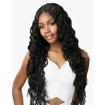 China Swiss Loose Wave Wigs Wave 40 13x4 13x6 Natural Loose Curly Lace Front Wig for sale