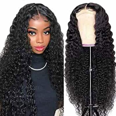 China Deep Wave 13x4 Full Frontal 13x6 Hd 40 Inch Loose Deep Wave Lace Front Human Hair Wigs For Women for sale