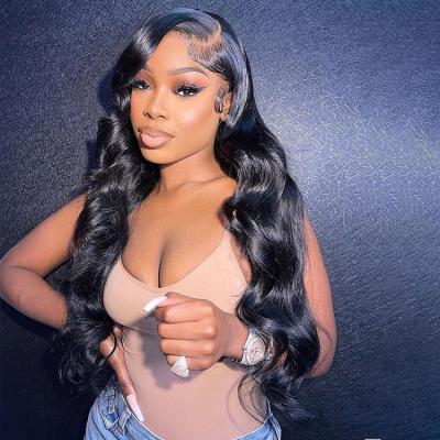 China Lace Front Wig With Highlights Hair 13x6 Hd 32 Inch 13x4 Black Body Wave Wigs Body Wave Wigs for sale