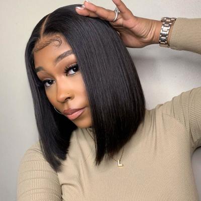 China Lace Front Wigs Dangle Long Lace Front Bob Wigs With Bangsngs Ginger Highlight Ombre Hair Yaki for sale