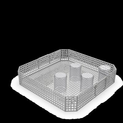 China Professional Chemistry Lab Design Laboratory Bottle Washing Machine Basket Rack for sale