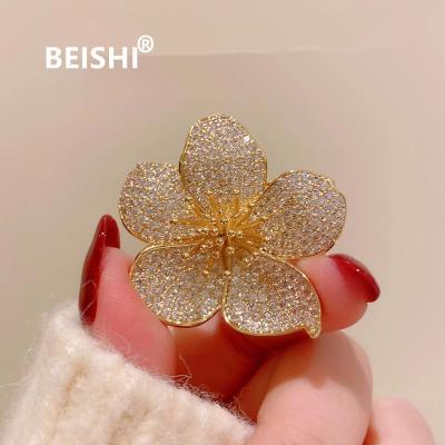 China HOT hot Han style edition with high-grade zircon flower brooch brooches woman new drill pin buckle restoring ancient ways su 333 for sale