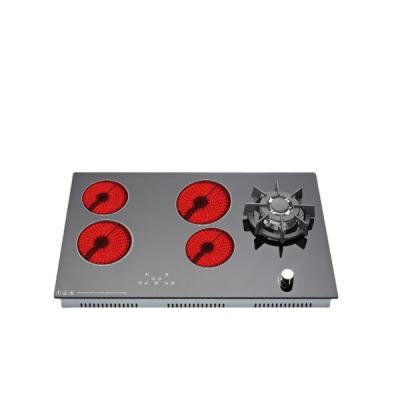 China Household Good Selling Popular Design Gas Stove With Electric Hob for sale