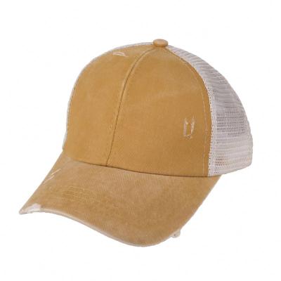 China COMMON Wholesale Custom Logo Plain 6 Panel Wash Cotton Baseball Cap Dad Hat for sale