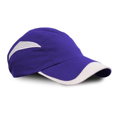 China Custom High Quality 100% Polyester COMMON Logo Sports Hats Full Mesh Dry Fit Baseball Cap for sale