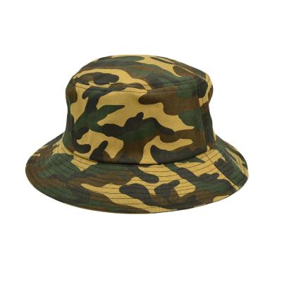 China High Quality Square Bucket Hat Denim Patchwork Camouflage Men's Fishing Bucket Hat for sale