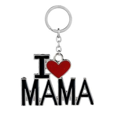 China European and American Gift Metal Crafts European and American Gift Metal Jewelry Key Chain Mother's Day Father's Day Christmas Day for sale