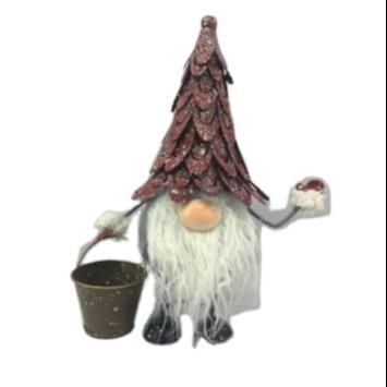 China Europe Hot Sale Metal Ornament Christmas Santa Claus Decoration Metal Classic Decor for sale