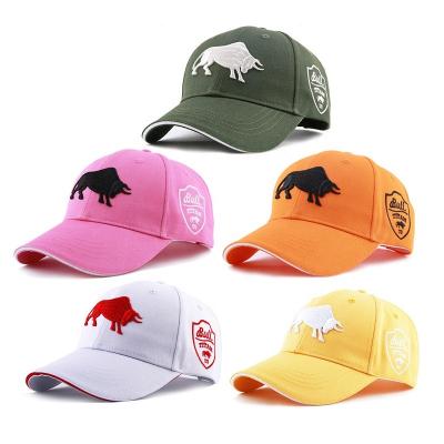 China COMMON Wholesales Classic Gorras BSCI Bulls Factory High Quality Custom 6 Panel Baseball Caps For Men Outdoor Sports Sun Protection Hat for sale