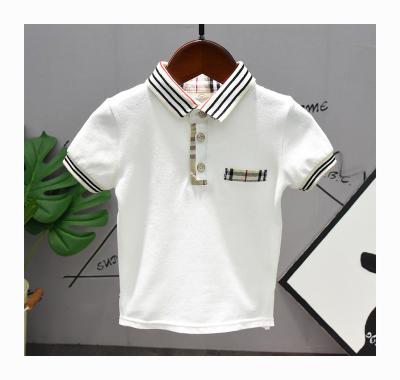 China Anti-pilling 2022 New Summer Korean Baby Clothes Boss Baby Boy T-shirts Polo Shirt Short Sleeve for sale