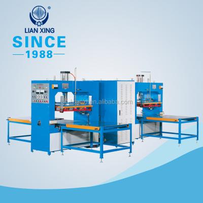 China Plastic Welding Work Station Four Sliding Style High Frequency Plastic Welding Machine. Leather embossing machine series. for sale