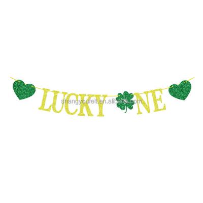 China Factory Direct Selling Durable St Patrick's Day Lucky Banner Decor for sale