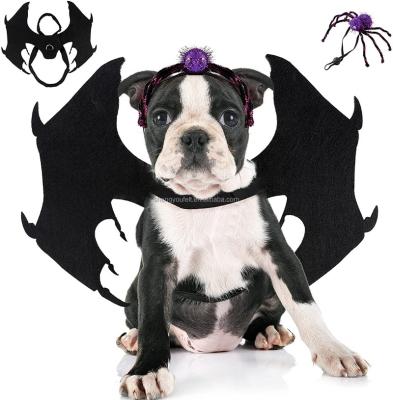 China Factory Direct Sale Viable Halloween Pet Wings Funny Pet Costume Dog Clothes for sale