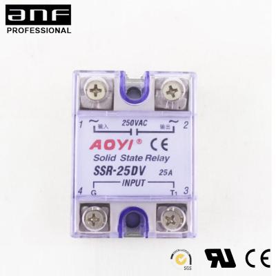 China Output 24V-250V 25A SSR-250 DV Epoxy Solid State Relay PID Temperature Controller for sale