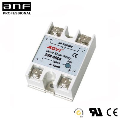 China Hot sale epoxy manufacturer 4-20 mA SSR-40 LA ssr relay for sale