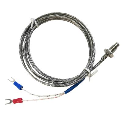 China Test 1M Screw Nail Type M6 Thermocouple Temperature Sensor WRNT-02 for sale