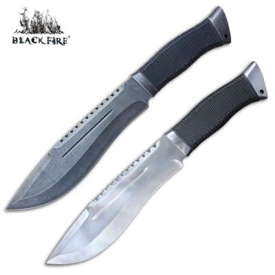 China 440 Stainless Steel Outdoor Survival Hunting Fixed Blade Knife With 9