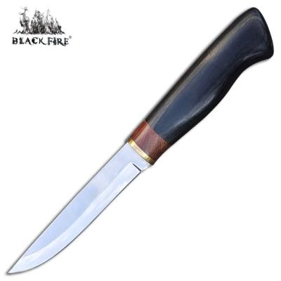 China 420 HC Outdoor Boning Knife with Mirror Polish Blade and Ergonomic Wooden Handle for Outdoor Hunting and Camping for sale