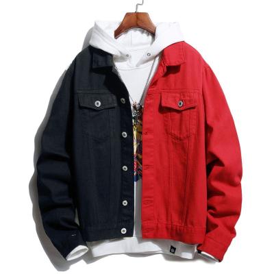 China Wholesale Custom Fashion Breathable Jean Jacket Men's Washed Denim Label Jacket Coat For Men for sale