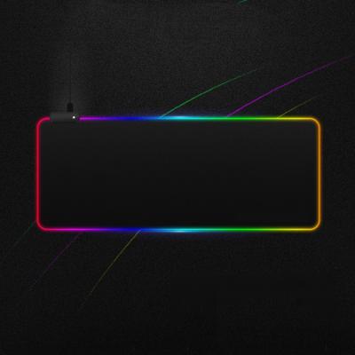 China 2022 HEATER A Large Custom RGB Custom Extended Led Gaming Mouse Pad Game Mouse Pad RGB Gel Game Led Mousepad RGB for sale