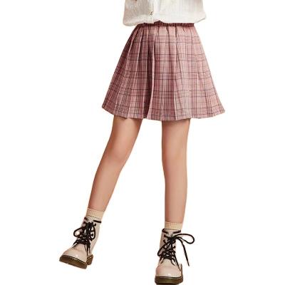 China School Kindergarten Dress School Uniform Shirt Shorts Plaid Mini Skirt Girls College Short Skirt Girls Primary School Dress Style for sale